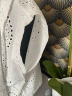BLOUSE ZETA OTTO BRODERIE ROND  TU 36/42