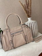 SAC PAOLA  BEIGE   GRAND MODELE