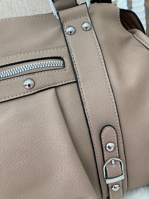 SAC PAOLA  TAUPE  GRAND MODELE