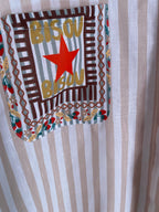 ENSEMBLE PANTALON ET CHEMISE BISOU BEIGE TU 36/44
