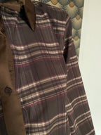 CHEMISE A RAYURE CHOCO  TU 34/42 PETIT 44