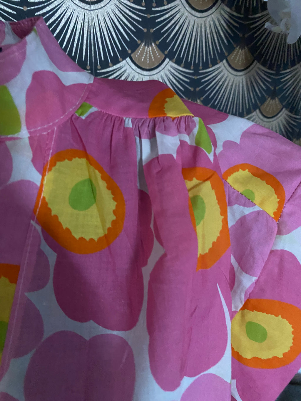 BLOUSE FLORAL JAUNE   TU 36/46
