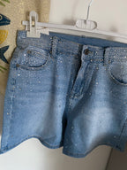 SHORT JEAN STRASS  TAILLES S/M/L