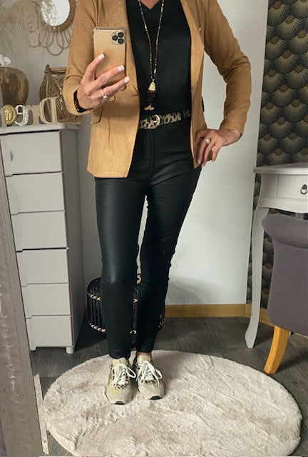 VESTE BLAZER SUEDINE MIA   TAILLE S/M/L/XL