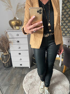 VESTE BLAZER SUEDINE MIA   TAILLE S/M/L/XL