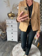 VESTE BLAZER SUEDINE MIA   TAILLE S/M/L/XL