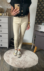 PANTALON  MILA ECRU  38/40/42/44/46/48