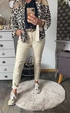 PANTALON  MILA ECRU  38/40/42/44/46/48