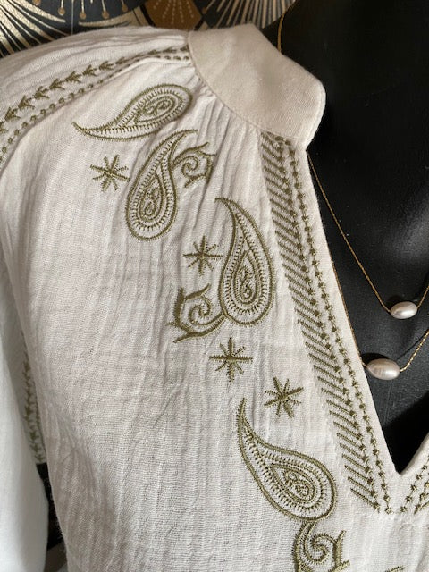 BLOUSE MILY  KAKI    S/M/L/XL