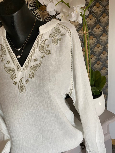 BLOUSE MILY  KAKI    S/M/L/XL