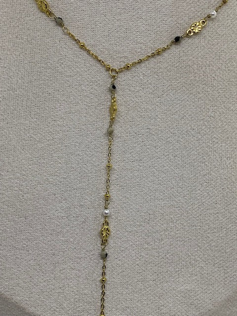 COLLIER Y   PIERRES NATURELLES  JSP  DALMA