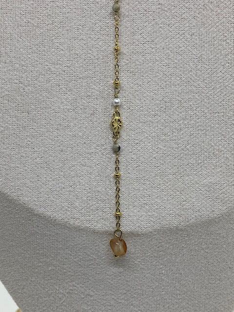 COLLIER Y   PIERRES NATURELLES  JSP  DALMA