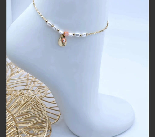 BRACELET  DE CHEVILLE ACIER INOXYDABLE 3