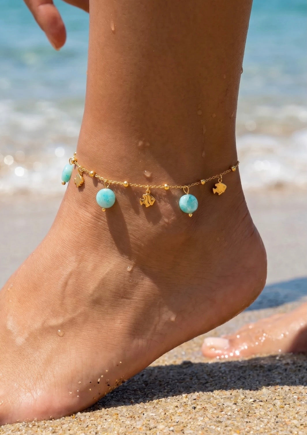 BRACELET DE  CHEVILLE ACIER INOXYDABLE 4