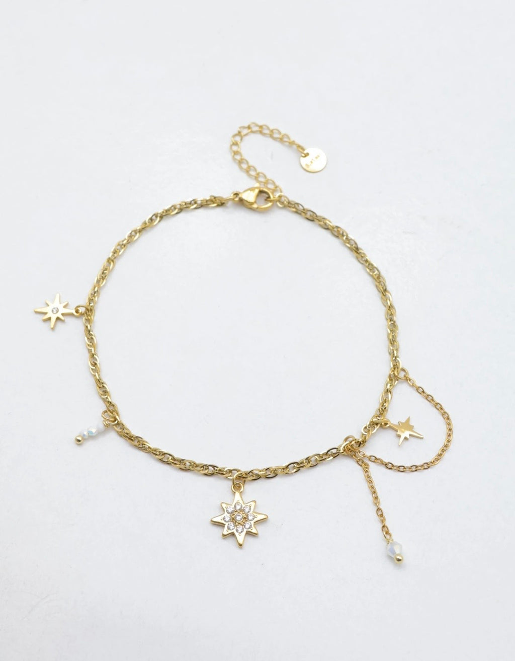 BRACELET DE CHEVILLE ACIER INOXYDABLE 9
