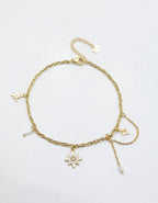 BRACELET DE CHEVILLE ACIER INOXYDABLE 9