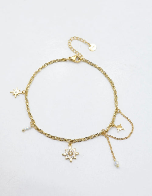 BRACELET DE CHEVILLE ACIER INOXYDABLE 9