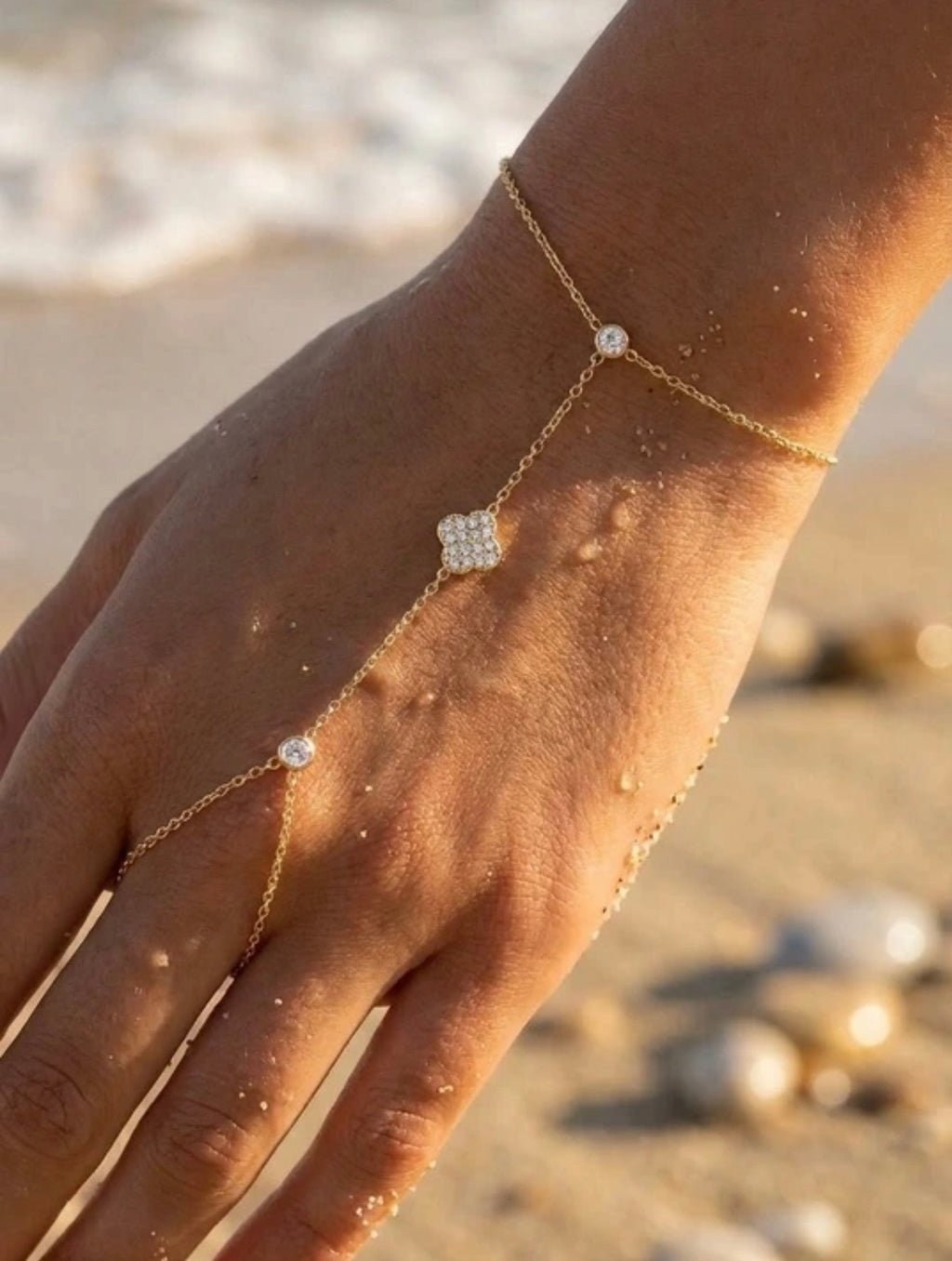 BRACELET DE MAIN  ACIER INOXYDABLE