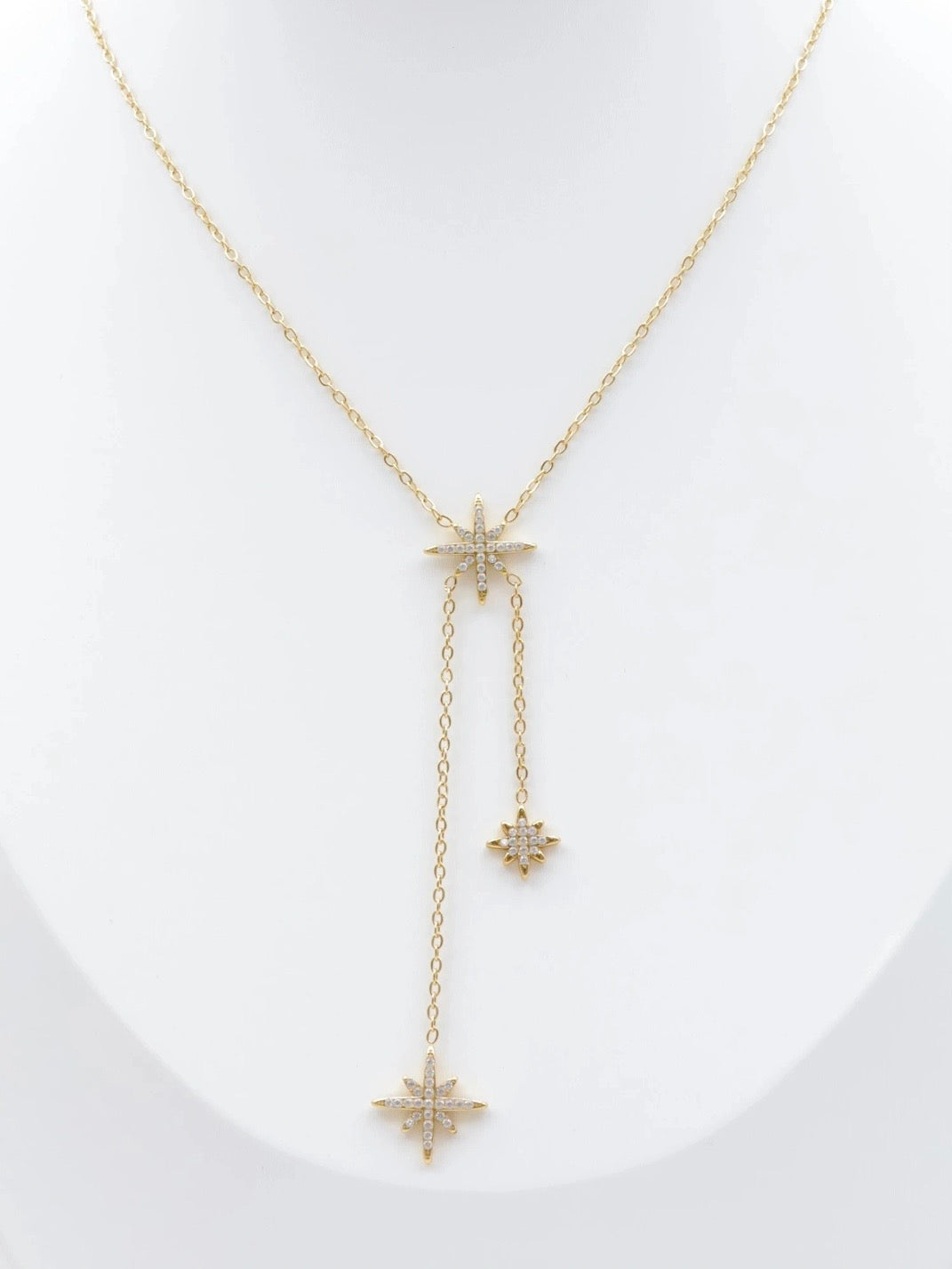 COLLIER ETOILES ACIER INOXYDABLE