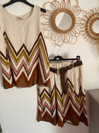 ENSEMBLE TOP ET SHORT TU 36/42