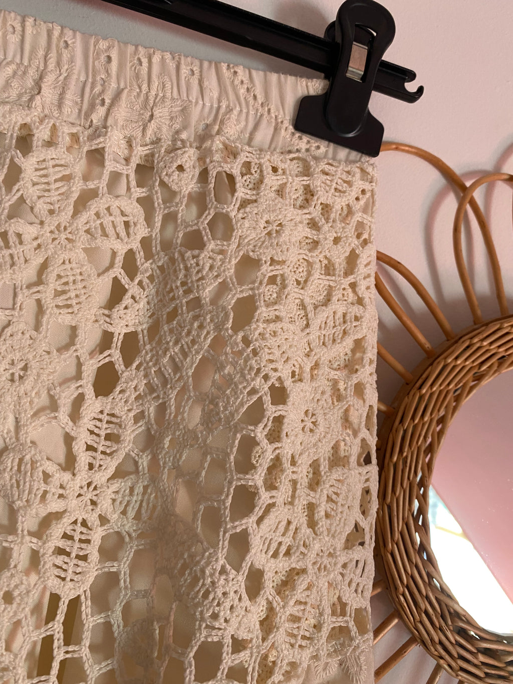 JUPE BRODERIE ET DENTELLE MIA TU 34/42