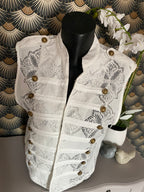 VESTE DENTELLE MIA BLANCHE TU 36/42