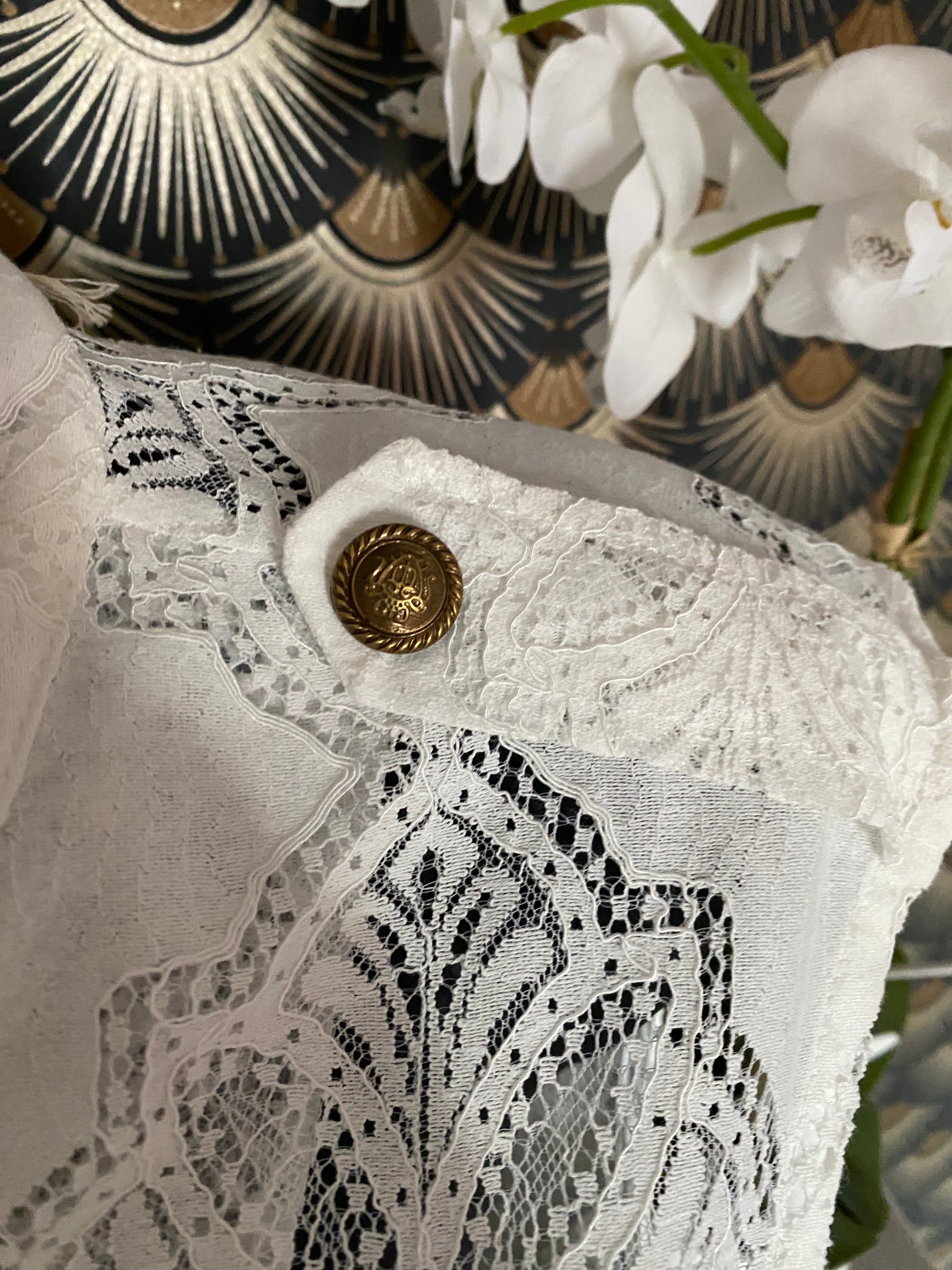 VESTE DENTELLE MIA BLANCHE TU 36/42