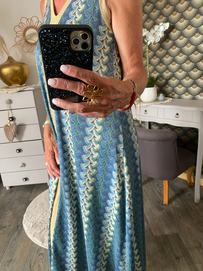 ROBE LUREX MILA BLEUE    36/44