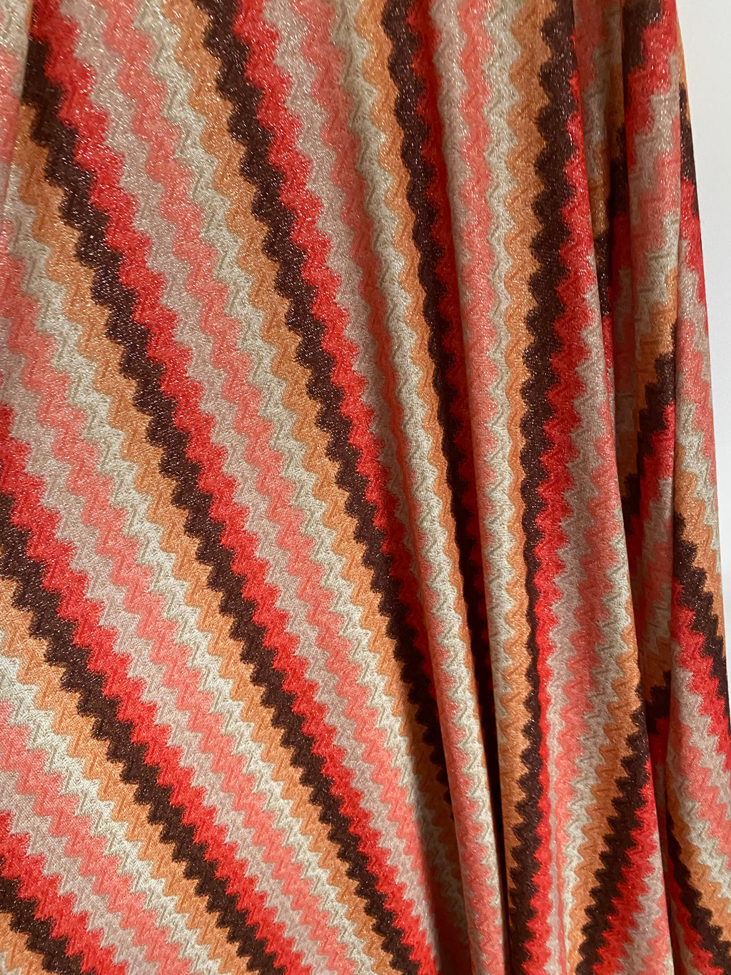 ROBE LUREX BRETELLES FINES ORANGE  36/44