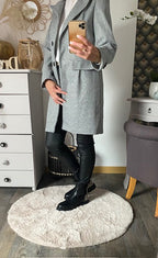 MANTEAU GABRIEL GRIS   taille : S