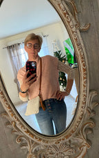 ENSEMBLE PULL PINKA ROSE POUDRE  TU34/44 PETIT 46