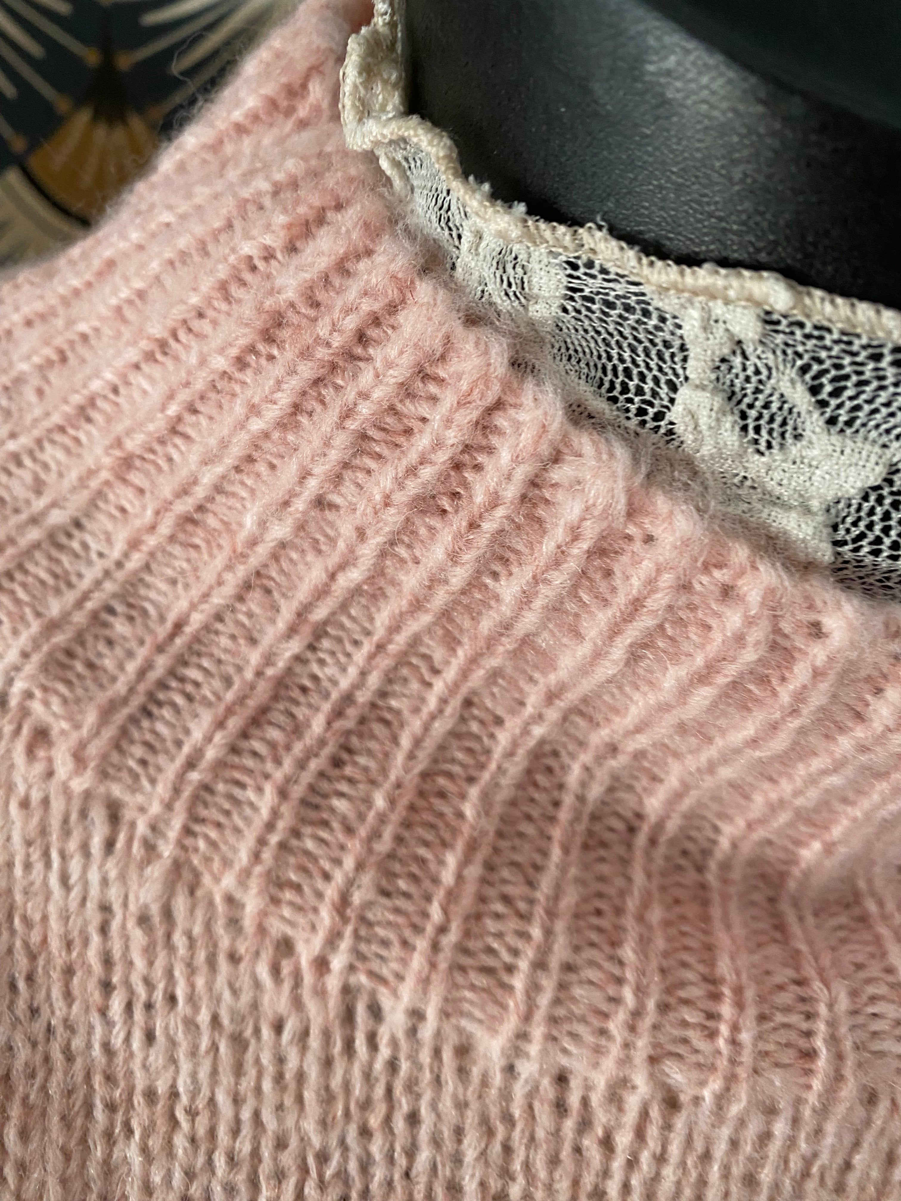 ENSEMBLE PULL PINKA ROSE POUDRE  TU34/44 PETIT 46