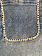 JUPE JEAN PERLA TAILLES :36/38/40/42