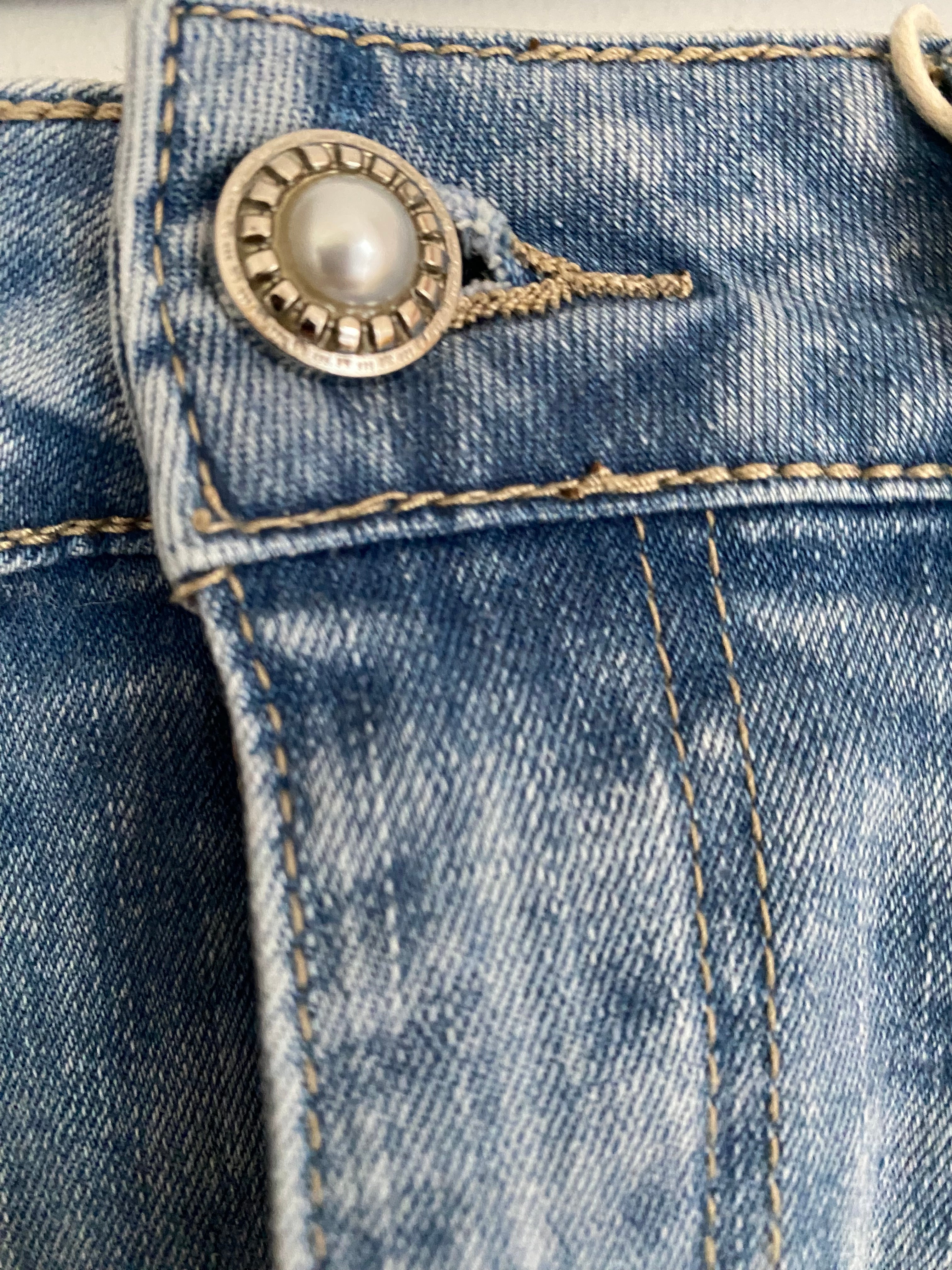 JUPE JEAN PERLA TAILLES :36/38/40/42