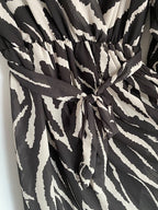 ROBE EMILIE ZEBREE  COLLECTION BELLE TAILLE 42/48