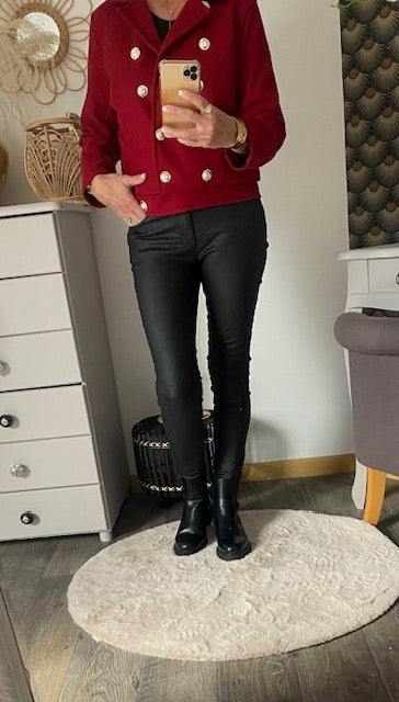 MANTEAU CHERRYS COURT BORDEAUX  S/M/L/XL