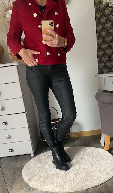 MANTEAU CHERRYS COURT BORDEAUX  S/M/L/XL