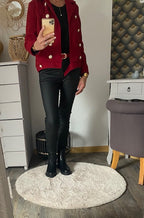 MANTEAU CHERRYS COURT BORDEAUX  S/M/L/XL