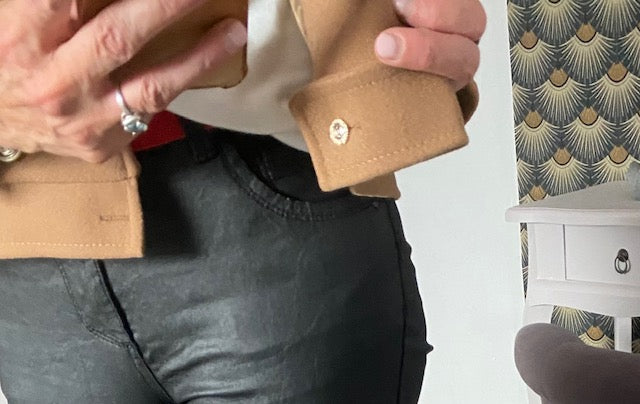 MANTEAU CHERRYS COURT BORDEAUX  S/M/L/XL